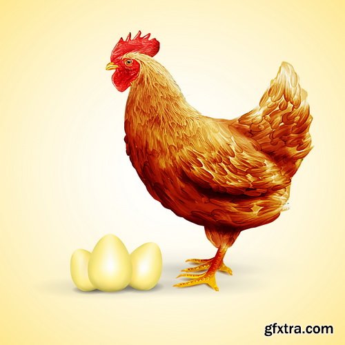 Chicken, Steaks and Fish 25xEPS Chicken, Steaks and Fish 25xEPS