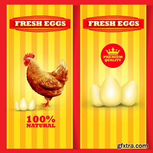 Chicken, Steaks and Fish 25xEPS Chicken, Steaks and Fish 25xEPS