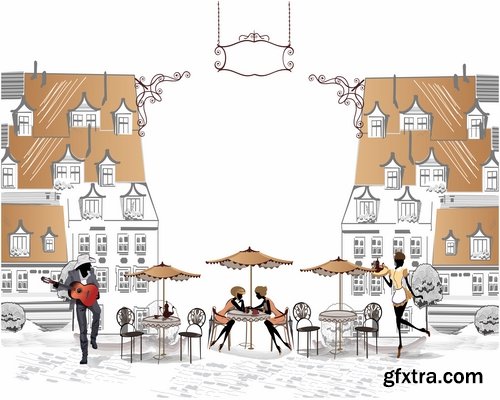 Collection of different architecture 25 Eps