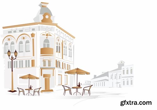 Collection of different architecture 25 Eps