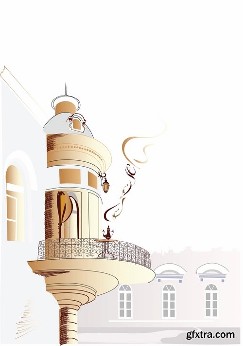 Collection of different architecture 25 Eps