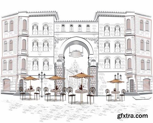 Collection of different architecture 25 Eps