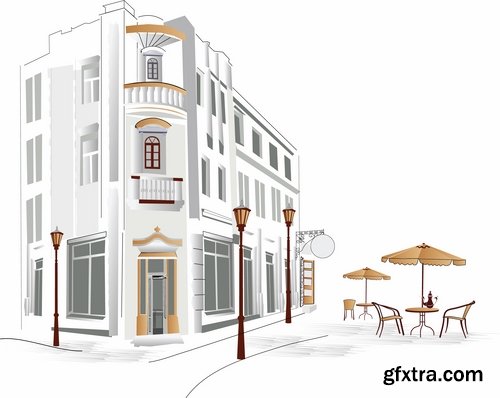 Collection of different architecture 25 Eps