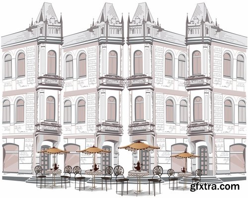 Collection of different architecture 25 Eps