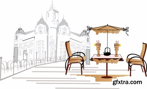 Collection of different architecture 25 Eps