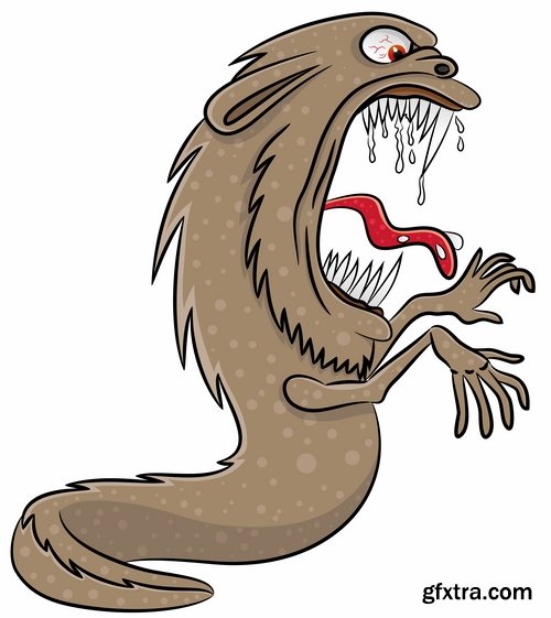 Collection of various funny monsters 25 Eps