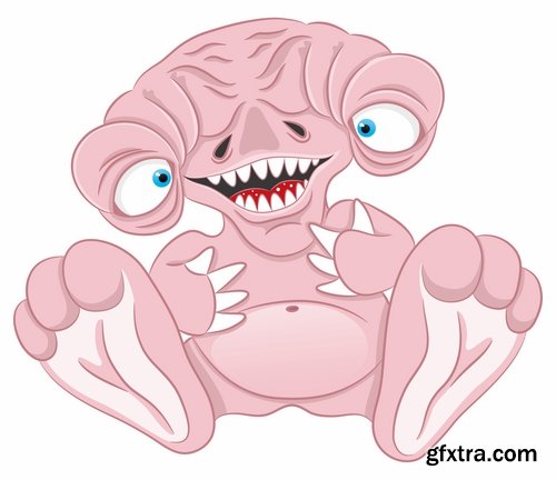 Collection of various funny monsters 25 Eps