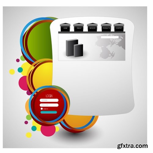 Collection of website templates #3-25 Eps