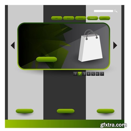 Collection of website templates #3-25 Eps