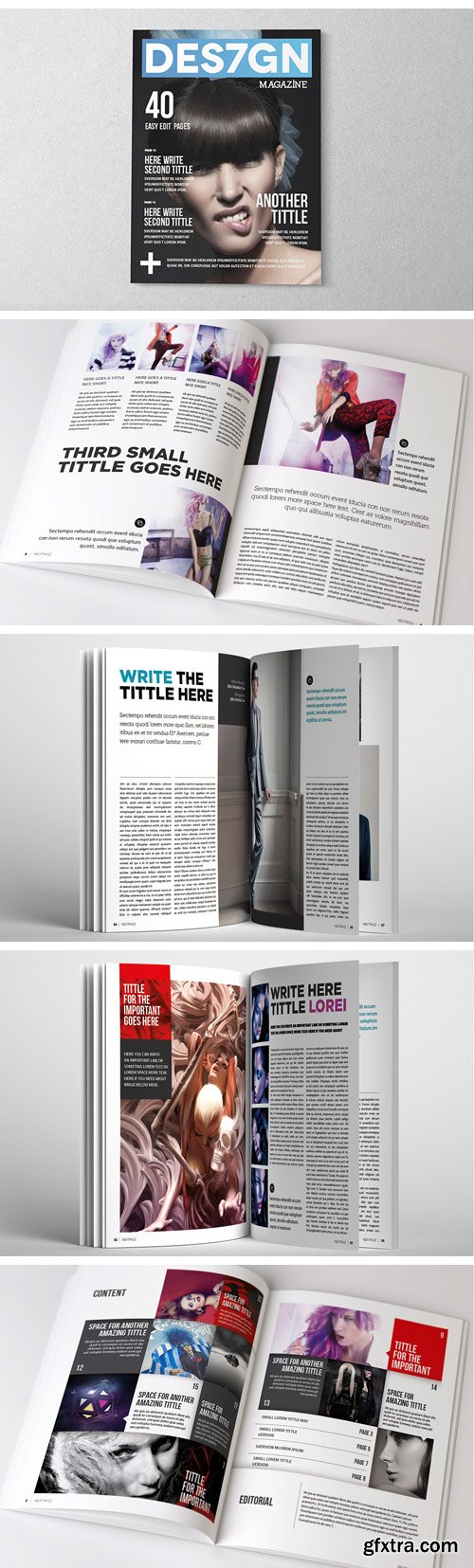 CreativeMarket 117605 - Magazine Bundle 1