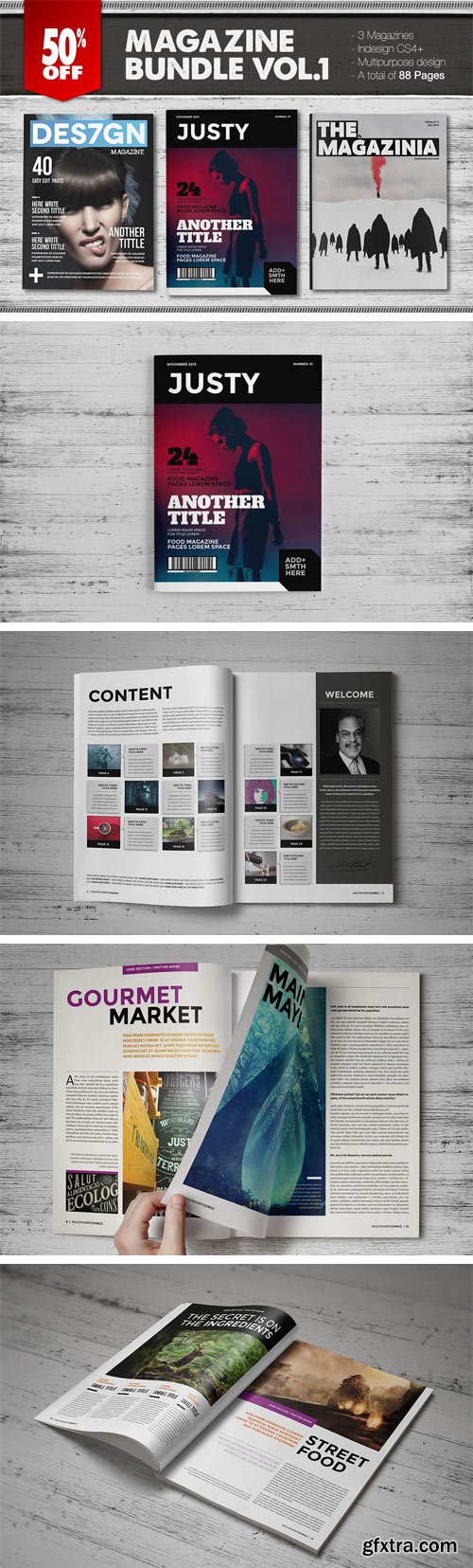 CreativeMarket 117605 - Magazine Bundle 1
