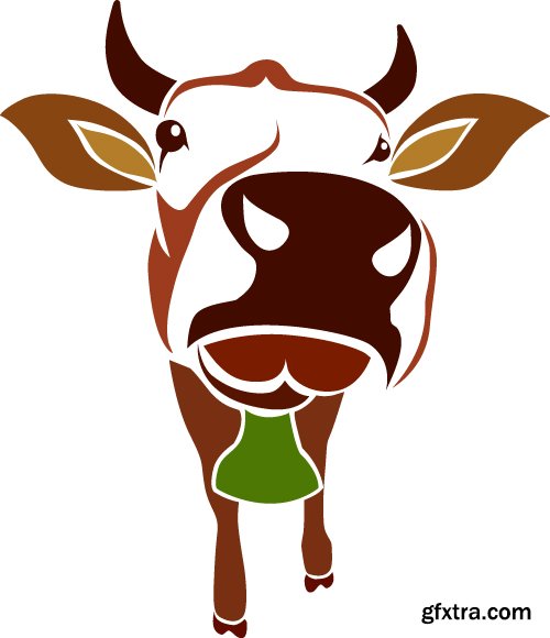 Cow Logos &amp; Designs 25xEPS