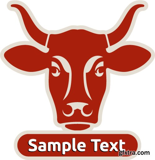 Cow Logos &amp; Designs 25xEPS