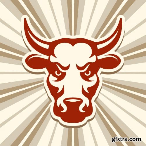 Cow Logos &amp; Designs 25xEPS