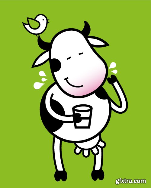 Cow Logos &amp; Designs 25xEPS