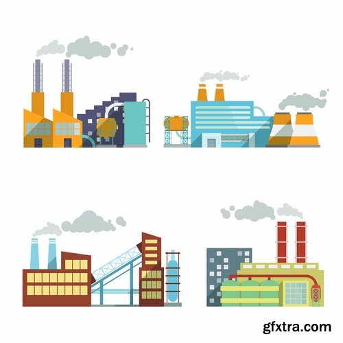 Collection of Industrial Infographics #2, 25xEPS Collection of Industrial Infographics #2, 25xEPS