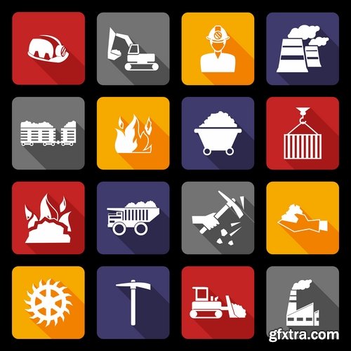 Collection of Industrial Infographics #2, 25xEPS Collection of Industrial Infographics #2, 25xEPS