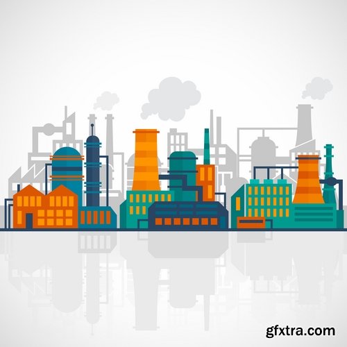 Collection of Industrial Infographics #2, 25xEPS Collection of Industrial Infographics #2, 25xEPS