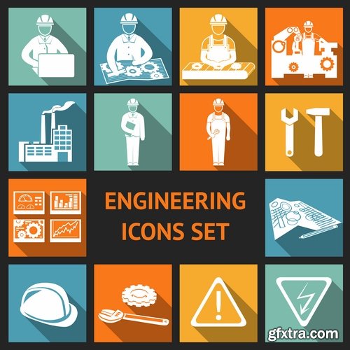 Collection of Industrial Infographics #2, 25xEPS Collection of Industrial Infographics #2, 25xEPS
