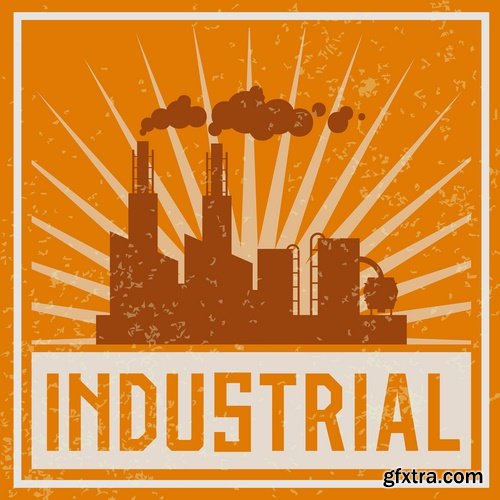 Collection of Industrial Infographics #2, 25xEPS Collection of Industrial Infographics #2, 25xEPS