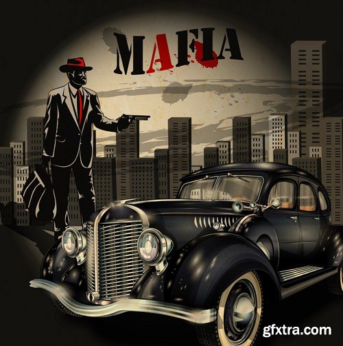 Retro Car Posters, 25xEPS Retro Car Posters, 25xEPS