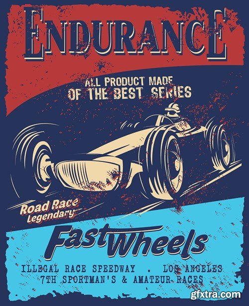 Retro Car Posters, 25xEPS Retro Car Posters, 25xEPS