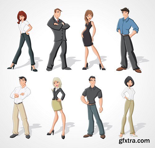 Cartoon People Collection, 25xEPS Cartoon People Collection, 25xEPS