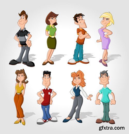 Cartoon People Collection, 25xEPS