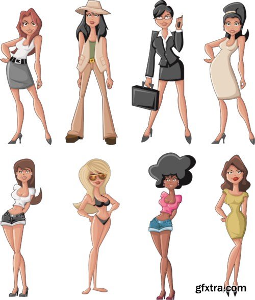 Cartoon People Collection, 25xEPS Cartoon People Collection, 25xEPS