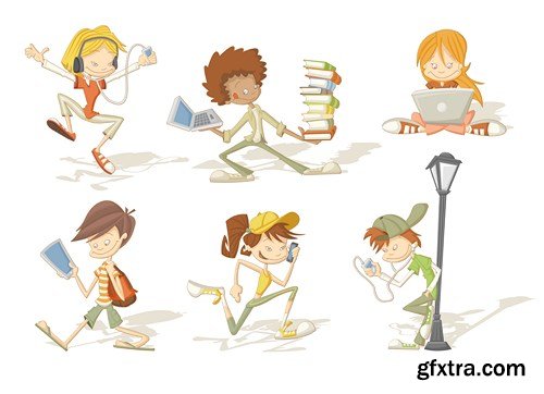 Cartoon People Collection, 25xEPS Cartoon People Collection, 25xEPS