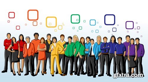 Cartoon People Collection, 25xEPS Cartoon People Collection, 25xEPS