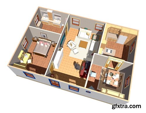 3D Renders of House & Garden 50xJPG 3D Renders of House & Garden 50xJPG