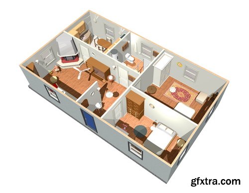 3D Renders of House & Garden 50xJPG 3D Renders of House & Garden 50xJPG