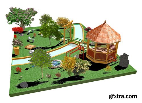 3D Renders of House & Garden 50xJPG 3D Renders of House & Garden 50xJPG