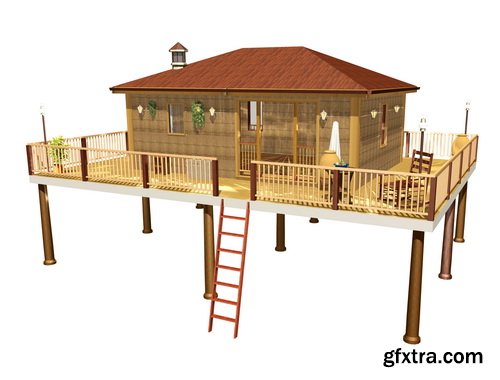 3D Renders of House & Garden 50xJPG 3D Renders of House & Garden 50xJPG