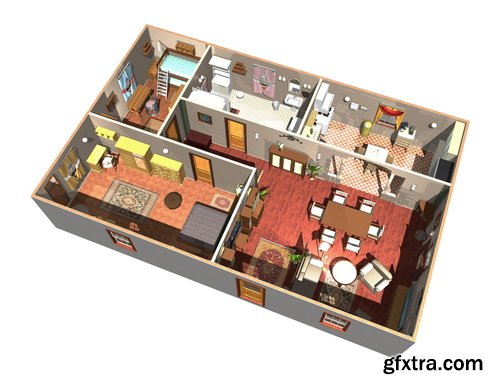 3D Renders of House & Garden 50xJPG 3D Renders of House & Garden 50xJPG