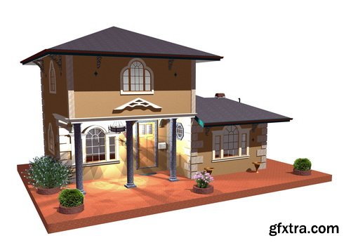 3D Renders of House & Garden 50xJPG 3D Renders of House & Garden 50xJPG