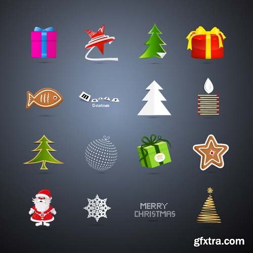 Christmas Icons - 25x EPS