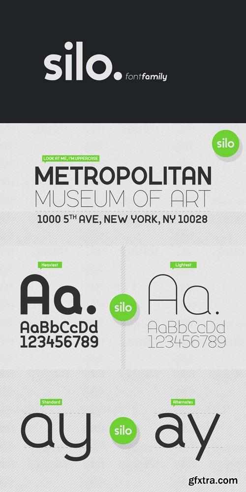 Silo Font Family $50 Silo Font Family $50