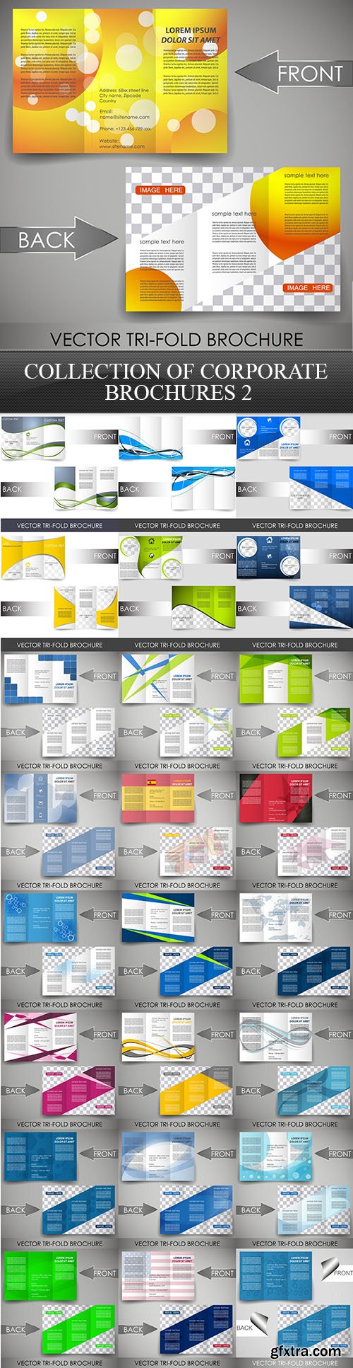 Collection of Corporate Brochures 2, 25xEPS Collection of Corporate Brochures 2, 25xEPS