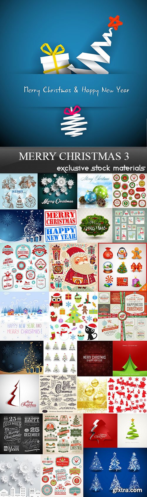 Merry Christmas 3, 30xEPS Merry Christmas 3, 30xEPS