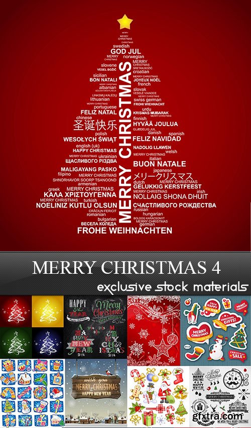 Merry Christmas 4, 30xEPS Merry Christmas 4, 30xEPS