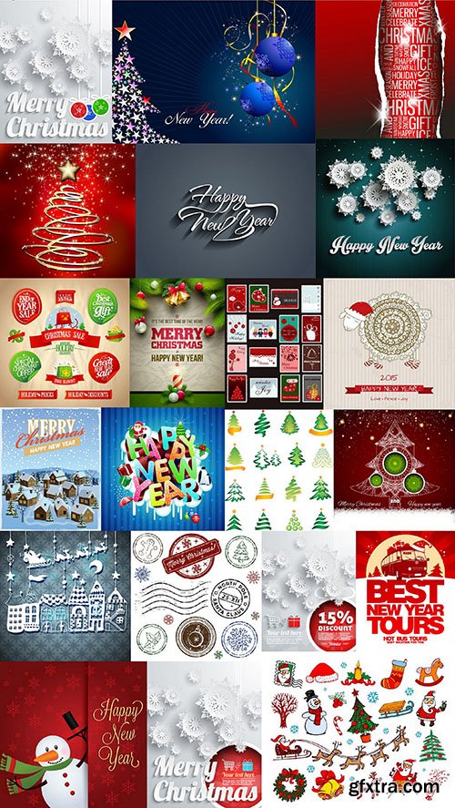 Merry Christmas 4, 30xEPS Merry Christmas 4, 30xEPS