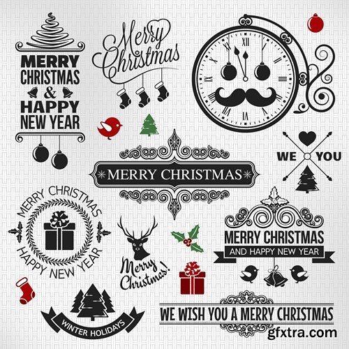 Merry Christmas 4, 30xEPS Merry Christmas 4, 30xEPS