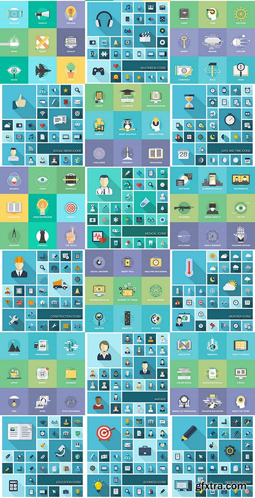 Modern Design Icons, 25xEPS