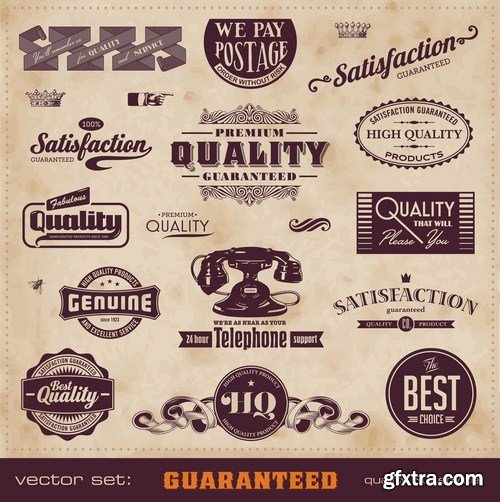 Different Labels &amp; Stickers #2 - 30 Vector