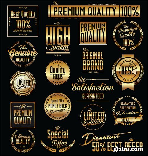 Different Labels &amp; Stickers #2 - 30 Vector