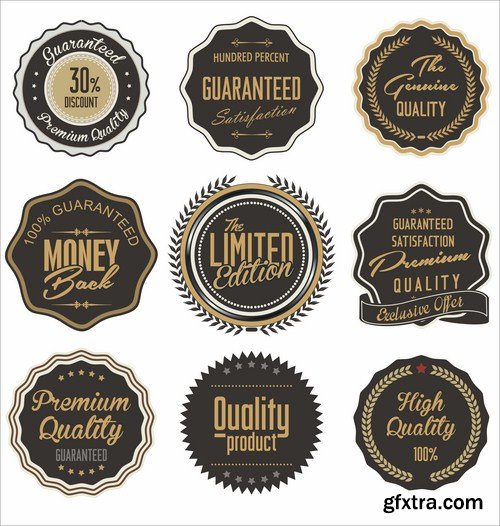Different Labels &amp; Stickers #2 - 30 Vector
