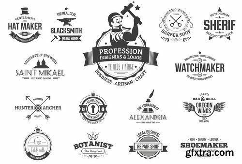 Different Labels &amp; Stickers #2 - 30 Vector