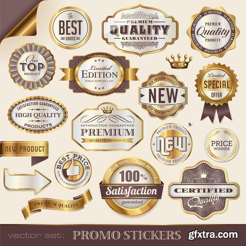 Different Labels &amp; Stickers #2 - 30 Vector